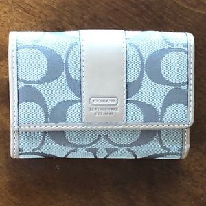 Tan coach leather ware